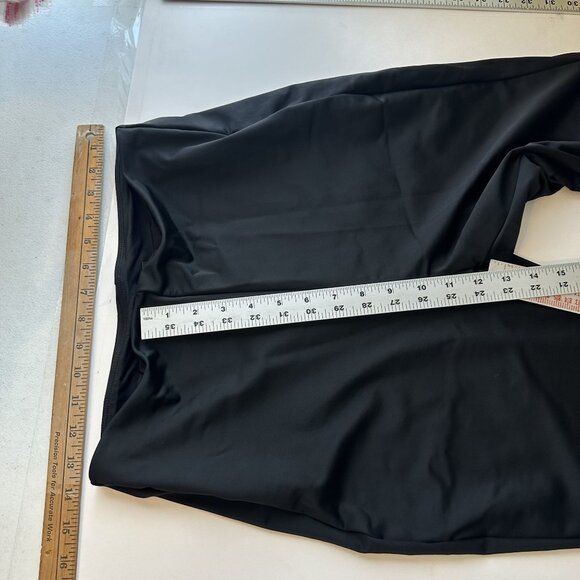 Express Womens Black Leggings High Waisted Pants Slacks Large Career - Picture 5 of 7